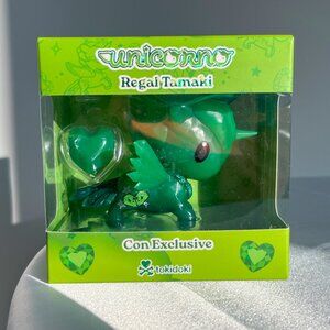 Tokidoki Regal Tamaki ECCC Con Exclusive Unicorno Vinyl Figure Emerald Green